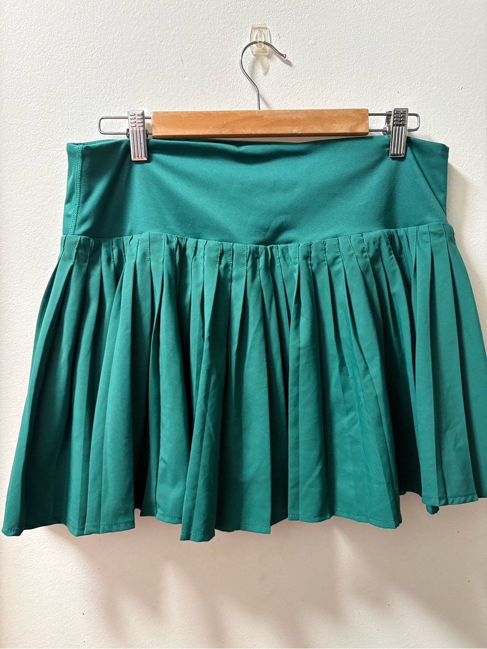 all in motion emerald green Pleated Skort size XL